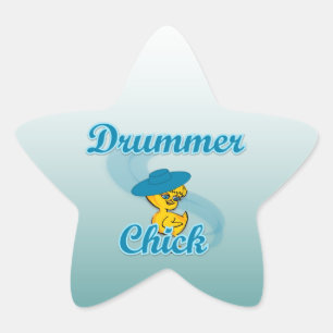 Sticker Étoile Chick batteur #3
