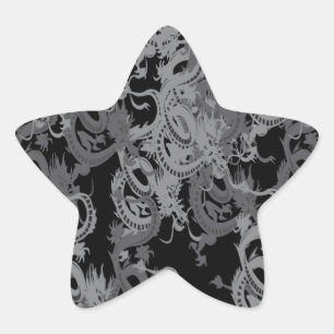 Sticker Étoile Chinois Yang Dragon