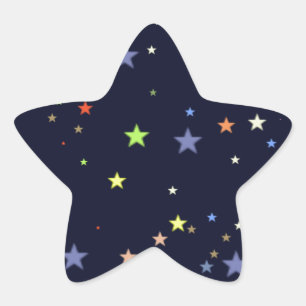 Sticker Étoile ciel nocturne étoilé