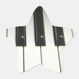 Sticker Étoile Clavier pour piano