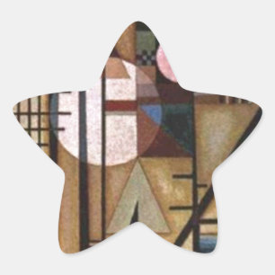 Sticker Étoile Construction adoucie Kandinsky