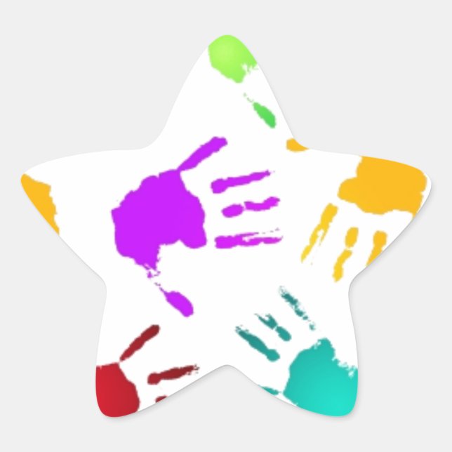 Sticker Étoile cool (Devant)