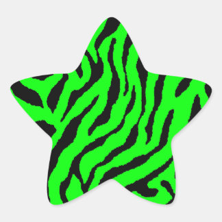 Sticker Étoile Corey Tiger Rayures Tigre 80s
