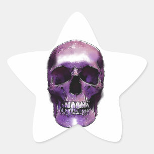 Sticker Étoile Crâne