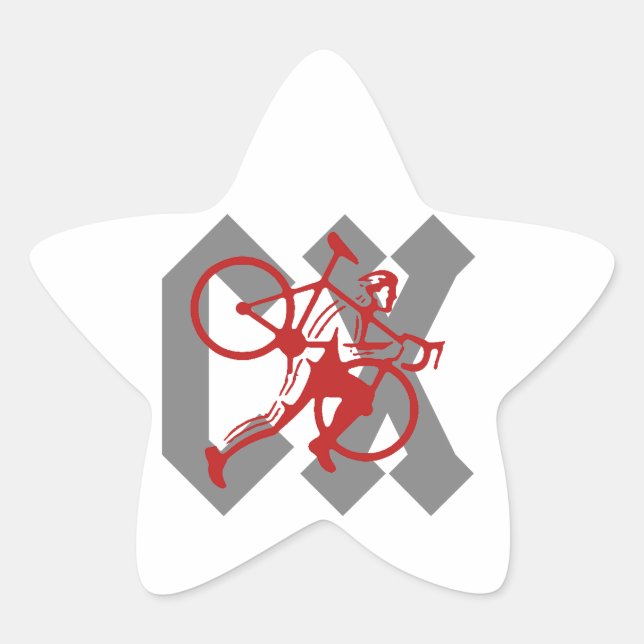 Sticker Étoile Cyclocross (Devant)