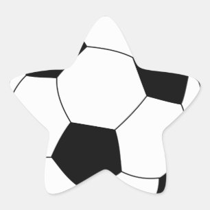 Sticker étoile de balle de football