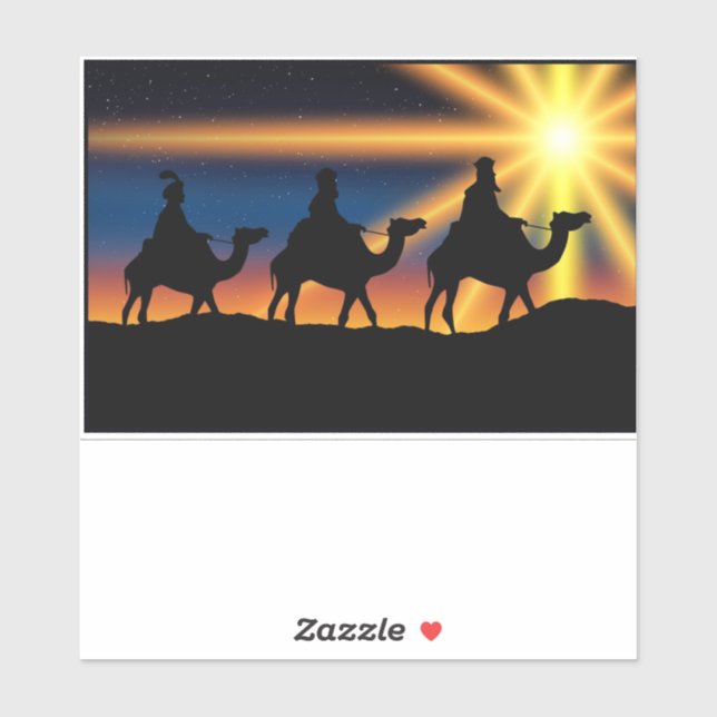 Sticker Étoile de Bethléem - Naissance du Christ (Feuille)