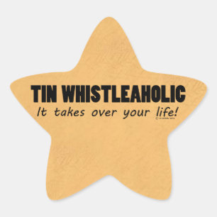 Sticker étoile de vie Tin Whistleaholic