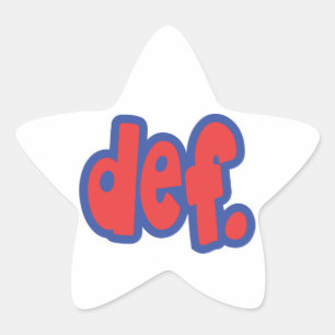 Sticker Étoile déf.