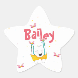 Sticker Étoile Dent mousseuse dans les suspensions Personnalisée