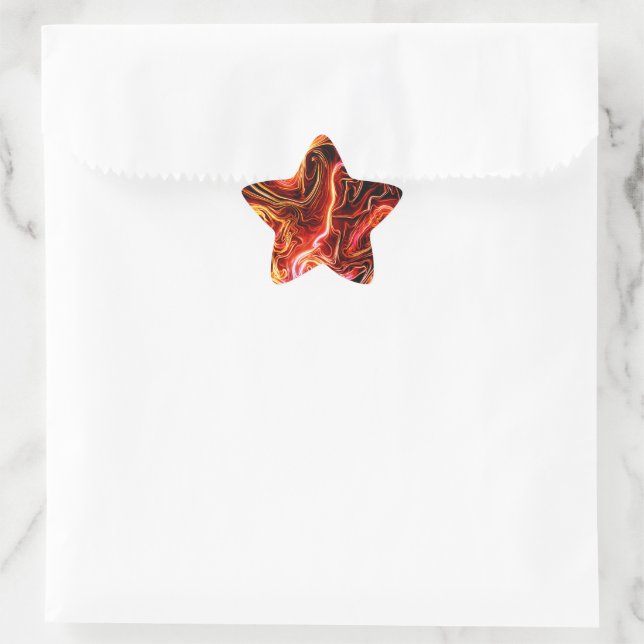 Sticker Étoile Design artistique (Sac)