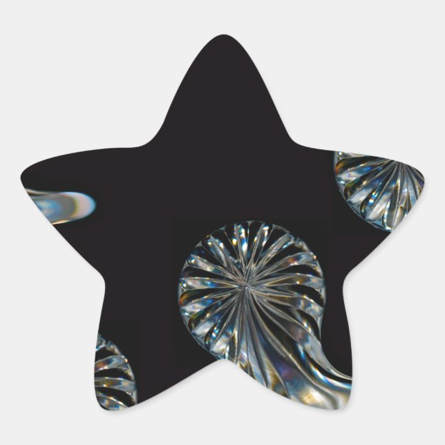 Sticker Étoile Design irlandais - La collection Crystal (Devant)