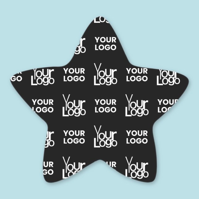 Sticker Étoile Deux logos ou images Motif répétitif (Créateur téléchargé)