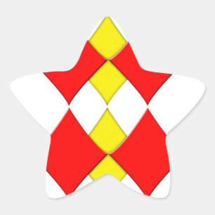 Sticker Étoile Diamants