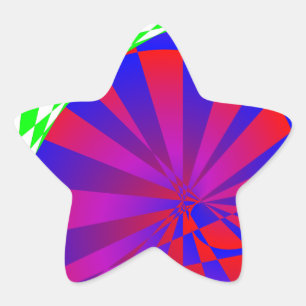 Sticker Étoile Dimensions pliées par Kenneth Yoncich
