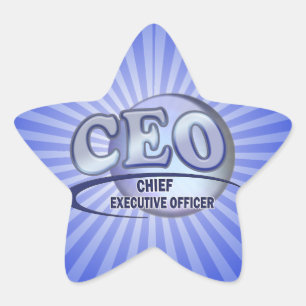 STICKER ÉTOILE DIRECTEUR GÉNÉRAL LOGO BLUE DIRECTEUR GÉNÉRAL