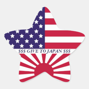 STICKER ÉTOILE DONNER AU JAPON