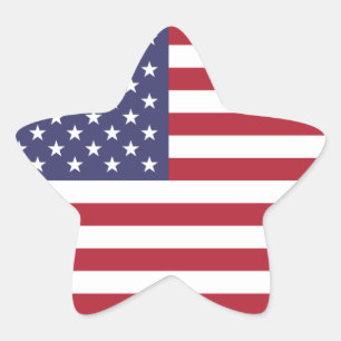 Sticker Étoile Drapeau américain/américain, États-Unis/États-Unis