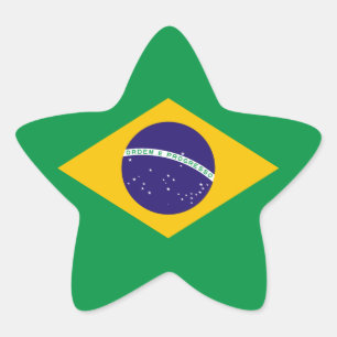 Sticker Étoile Drapeau brésilien