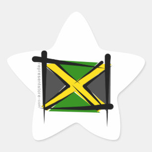 Sticker Étoile Drapeau Jamaïque