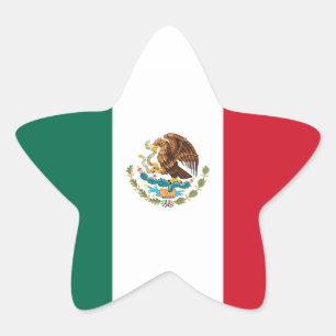 Sticker Étoile Drapeau Mexique/Mexique