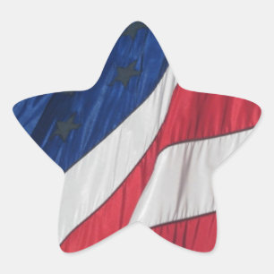 Sticker Étoile Drapeau patriotique américain