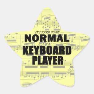 Sticker étoile du Lecteur de clavier normal