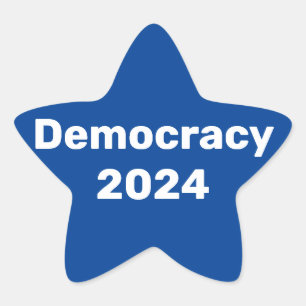 Sticker Étoile Élection présidentielle de 2024 pour la démocratie