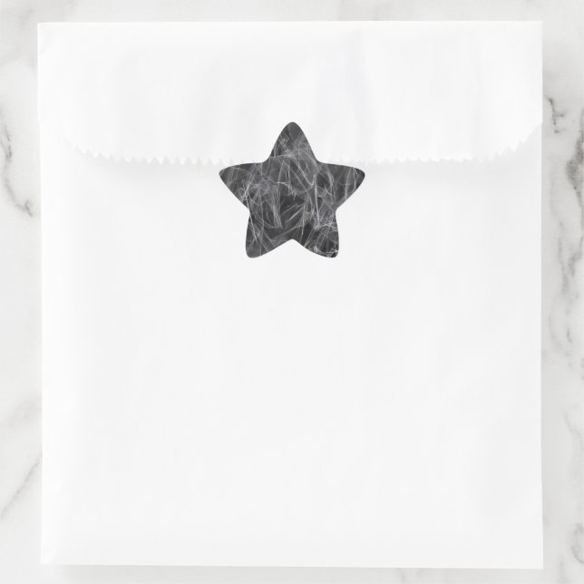 Sticker Étoile Élégante Fumée - Esthétique mystique (Sac)