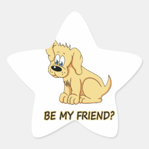 Sticker Étoile Es-tu mon ami ?
