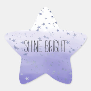 Sticker Étoile Étoiles violettes Ombre