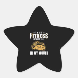Sticker Étoile Fitness Taco T-Shirt