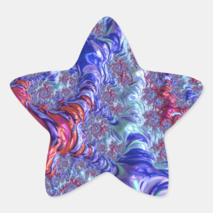Sticker Étoile Fractal Super