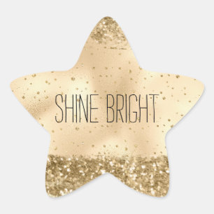 Sticker Étoile Gold Glitz Parties scintillant Sparkle Confetti