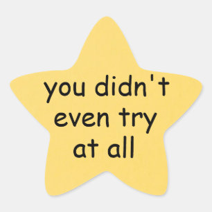 Sticker Étoile Gold Star