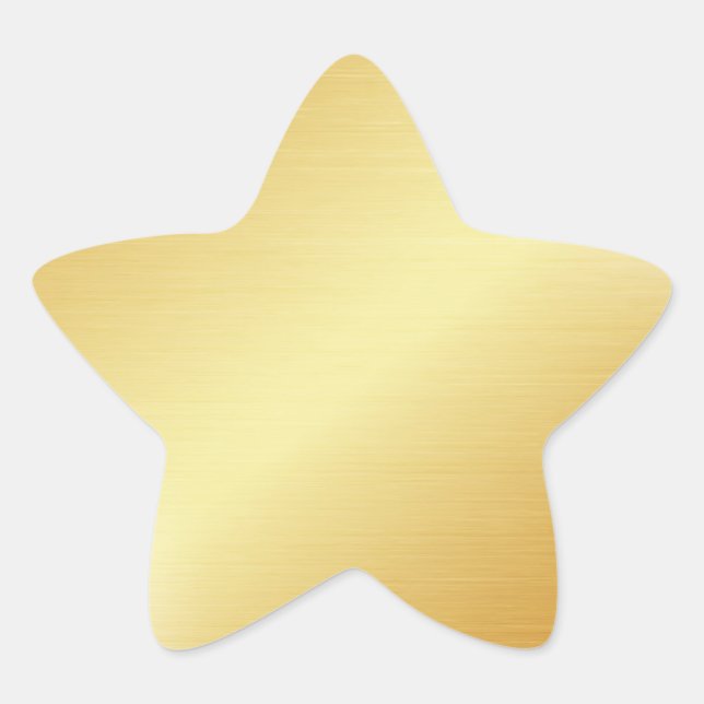 Sticker Étoile Gold Star (Devant)