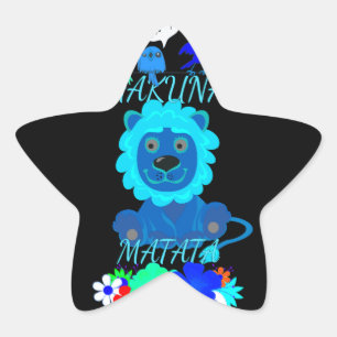 Sticker Étoile Hakuna Matata Hakunamatata baby lion king.png