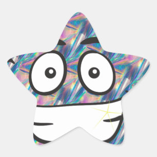 Sticker Étoile hologramme émoji