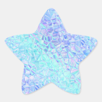 Sticker Étoile icy iridescence :