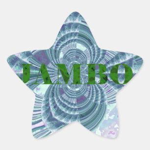 Sticker Étoile Impression d'art Aurora Matata