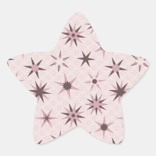 Sticker Étoile Joli Stars De Geo Rose - motif.