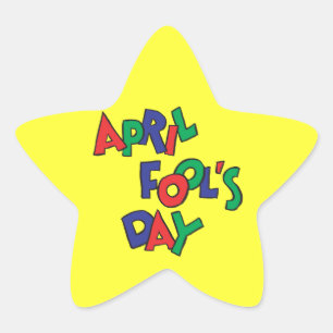 Sticker Étoile Jour des Fools d'avril