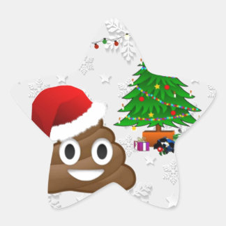 Sticker Étoile joyeux noël poo émoji