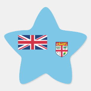 Sticker Étoile Les Fidji - drapeau national de Fijian