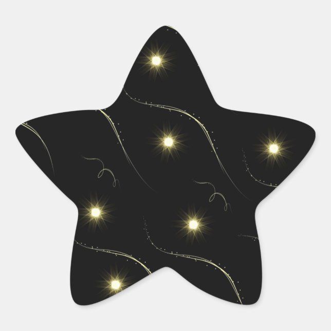 Sticker Étoile Les Stars du Black and Gold (Devant)