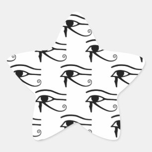 Sticker Étoile L'Oeil Du Motif Horus