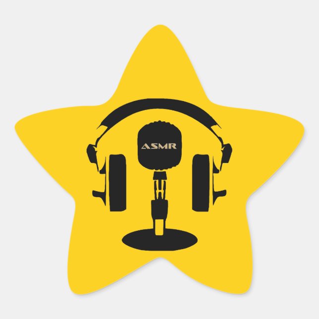 Sticker Étoile Logo ASMR (Devant)