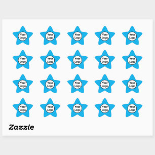 Sticker Étoile Logo personnalisé simple et élégant ici société cl