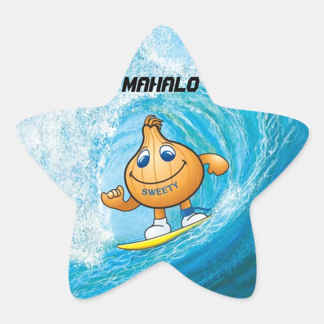 STICKER ÉTOILE MAHALO (Devant)