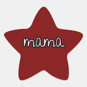 Sticker Étoile maman